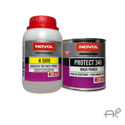 Грунт NOVOL PROTECT 340 Реактивный грунт WASHPRIMER Отвердитель H5910 1+1 0.2л+0.2л